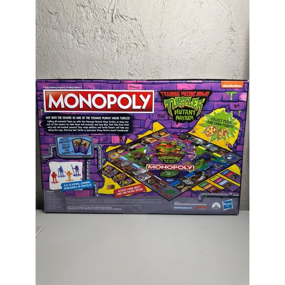Teenage Mutant Ninja Turtles Monopoly Game Mutant Mayhem Edition - Picture 2 of 3